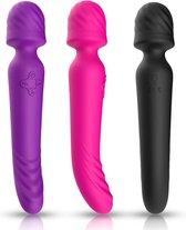 Massager met vibratie- en verwarmingsopties - wand vibrators voor vrouwen - Clitoris stimulator - Sex toy - Erotiek, Sex toy - Oplaadbaar - Hypoallergeen - Seks speeltjes -