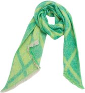 Winter Sjaal Dames sjaal Groen-Geel