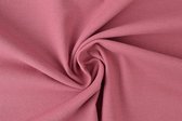 10 meter molton stof - Donker oud roze - 100% katoen - Molton stof op rol