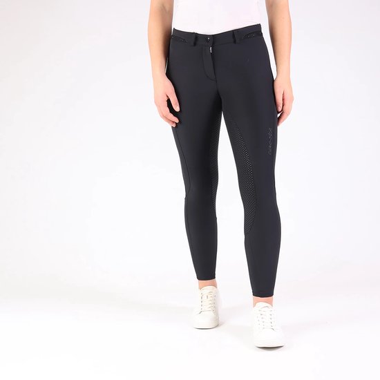 Pantalon d'équitation Euro-star Eseq. Poignée complète Queen Diamond Zwart - 42