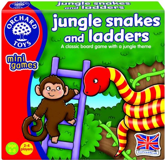 Orchard Toys Jungle Snakes And Ladders