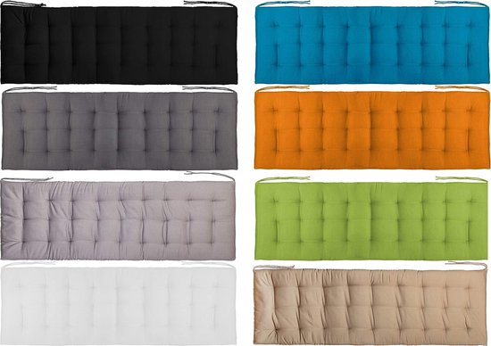 Set van 3 bankkussens ondersteuning voor doorhangende zitting, 50 x 50