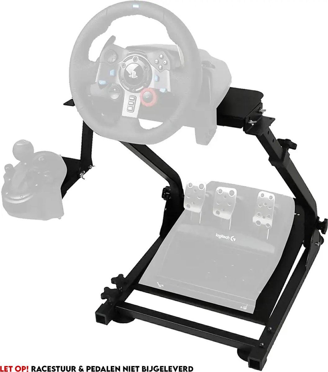 Underestimate® Wheel Stand – Racestuur Standaard – Racestoel – Voor PlayStation, Xbox & PC (Exclusief racestuur)