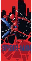Spider-Man strandlaken - 140 x 70 cm. - Spiderman handdoek - 100% katoen