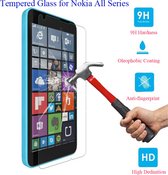 Beschermlaagje - Nokia Lumia 550 - Gehard Glas - 9H - Screenprotector