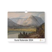 Huurdies - Schilderkunst Kalender - Jaarkalender 2024 - 35x24 - 300gms
