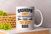 Mok Grandpa only get Promoted from The Best Dads - Dad - Gift Cadeau - DadLife - BestDad - ProudDad - DadJokes -Vader - Vaderdag - BestePapa - Vaderliefde