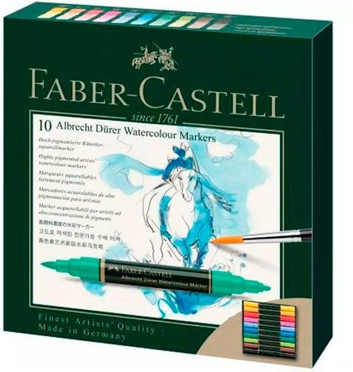 Set Viltstiften Faber-Castell Doosje Aquarellen 3 Stuks