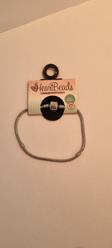 HearthBeads Metal bedelarmband 21 cm