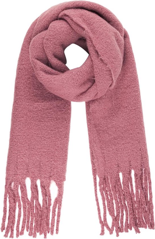 Yehwang - Wintersjaal - Effen kleur roze - Polyester