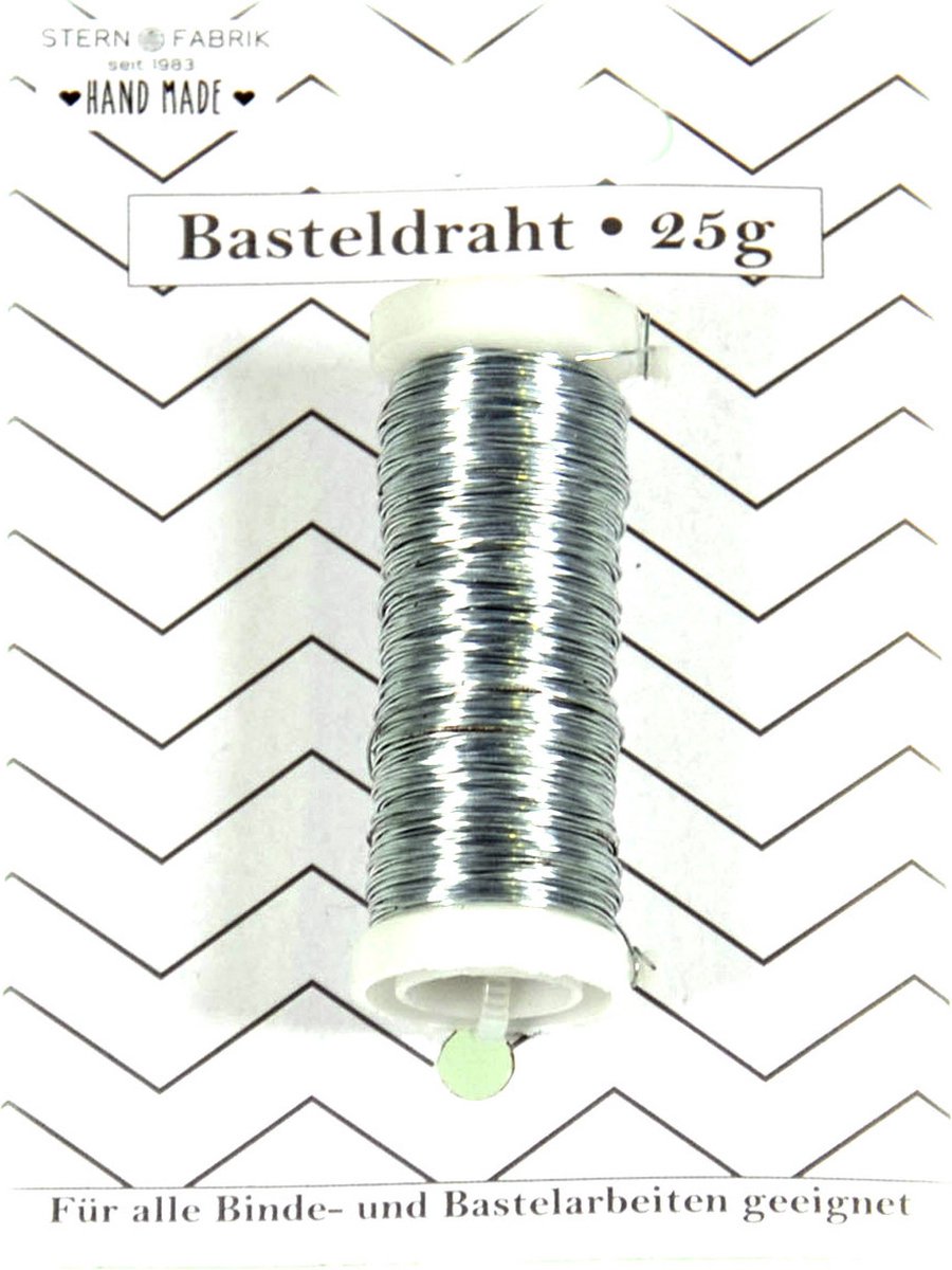 Stern Fabrik Binddraad/wikkeldraad - op rol - goud - 50 m x 0,35 mm - hobbydraad/bloemendraad