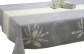 Tischdecke, Polyester, Grau, Rechteckig 150 x 200 cm