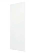 Welltherm badkamer paneel metaal | wit | 550 Watt| 60x120 cm | infrarood verwarmingspaneel | geen beugels