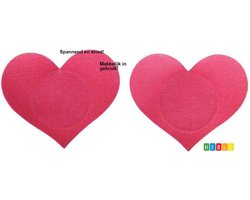 ***Foxy Niple Stickers Hart - Tepelstickers Hartjes – Roze – Zelfklevende – Tepelbedekkers - van Heble®***