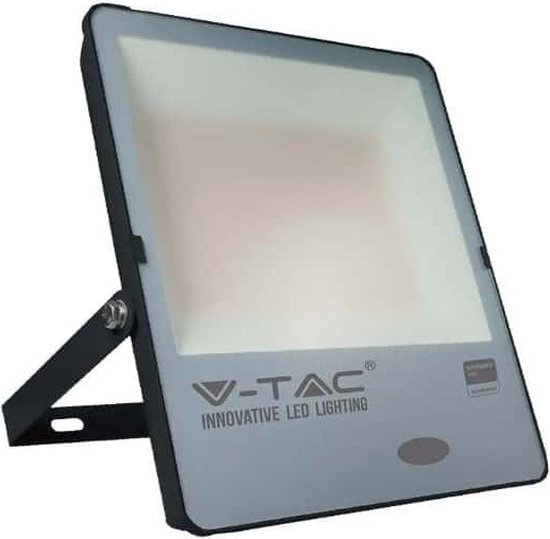 V-tac VT-272S LED schijnwerper met dag / nacht sensor - 200 W - 20000 Lm - 3000K - zwart