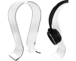 Acryl Koptelefoon Houder - Headset Houder - Hoofdtelefoon Stand / Standaard - Transparant