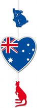 Australie hangdecoratie 85 x 30 cm - Landen vlag thema feestartikelen/versiering