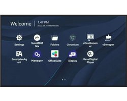 ViewSonic CDE7530 - Interactive whiteboard - 75" - TFT - 3840 x 2160 4K UHD - 450 cd/m² - 1200:1 - Android 11 - WiFi - 4x HDMI - 1x displayport - USB-C - zwart