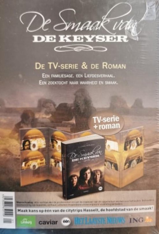 DVD en boek 'De Smaak van De Keyser' met beelden van de tv-serie.
