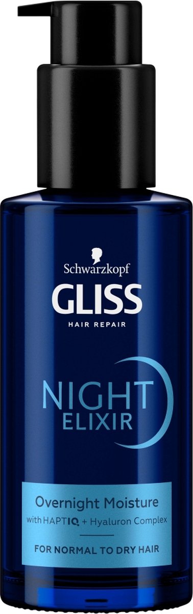Schwarzkopf mass market GLISS NIGHT ELIXIR normal hair serum 100 ml