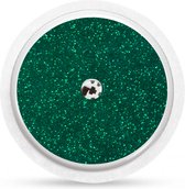 Sensor sticker set van 2 - Glitter basic Groen - Geschikt voor Freestyle libre 2