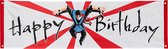 Boland - Polyester banner Ninja 'Happy Birthday' - Superhelden - Superhelden