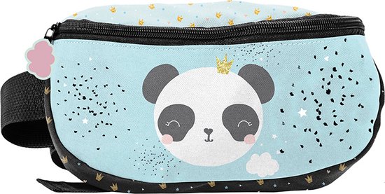 Panda Heuptasje, Glitter - 24 x 13 x 9 cm - Polyester