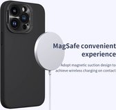 Nillkin Lens Wing Hoesje Geschikt voor Apple iPhone 15 Pro Max | Flexibel Siliconen Materiaal | Extra Camera Bescherming | Compatibel met MagSafe | Paars