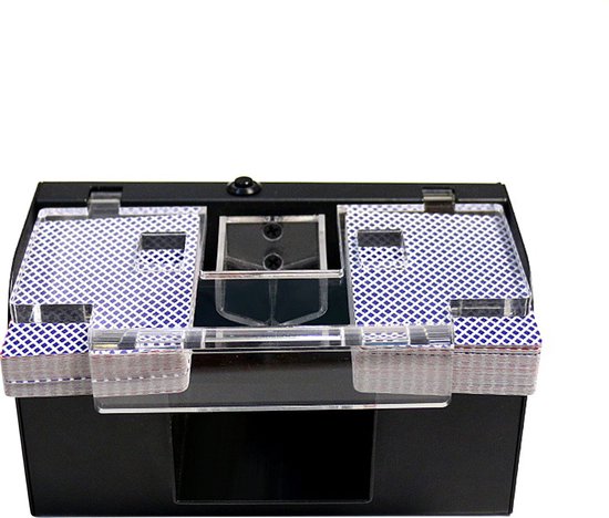 Happyment Elektrische Kaartenschudmachine ‚Kaartschud Machine ‚Kaarten Shuffler ‚Kaartenschudder ‚Poker ‚Blackjack ‚Voor 1-2 Decks van Happyment — afbeelding 4