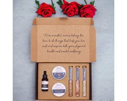 Scent Meester Mindful Moments Wellness Cadeauset - Zelfzorgpakket met Serum, Bodyscrub & B
