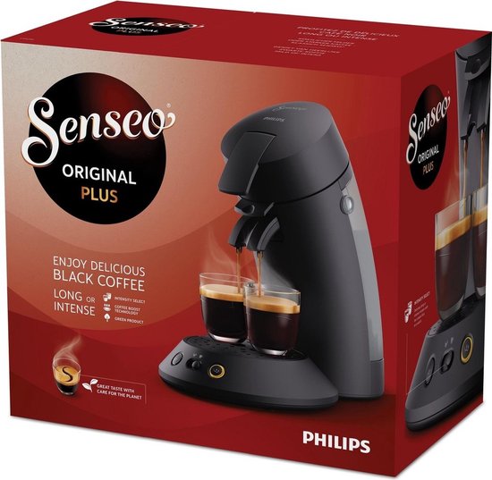 Instelbare functies voor type koffie - Philips HD7804/70 - Philips Senseo HD7804/70 - Koffiepadapparaat - Grijs