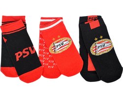 3 Paar - Psv Kids Enkelsokken Maat 31/34