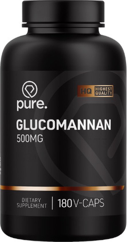 pure. Glucomannan - Fatburner - 180 vegan capsules - Pure
