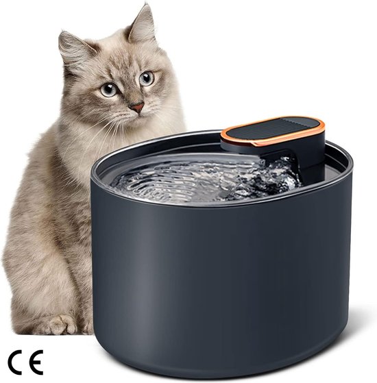 Pompe de fontaine à eau pour chat avec lumière led, ultra