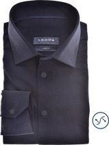 Chemise slim fit Ledub - bleu foncé - Repassable - Taille planche : 38