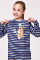 Woody Meisjes-Dames Pyjama multicolor streep - maat 9 mnd