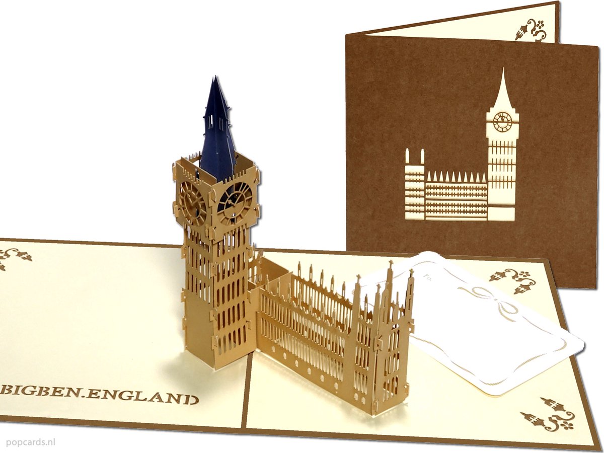 Carte pop-up de golf - Carte d'anniversaire 3D ou cadeau d'argent