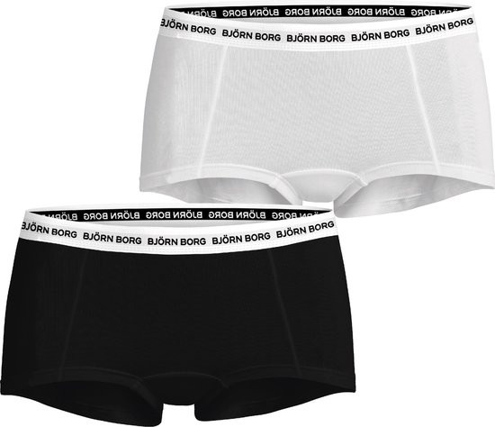 Björn Borg dames Core minishorts - boxers korte pijpen (2-pack) - multicolor - Maat: XS