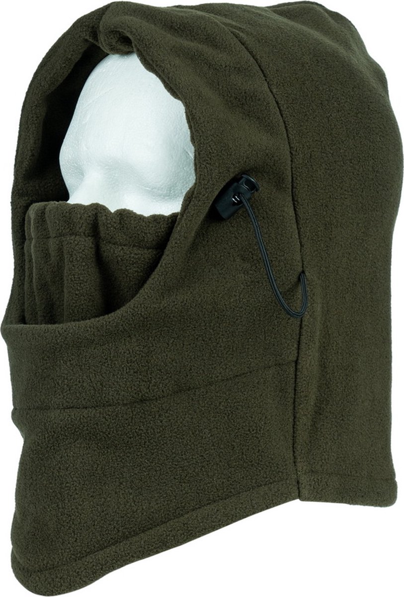 Fostex Fleece Bivakmuts - Wintermuts - Motormasker - Balaclava - Unisex - One Size - Groen