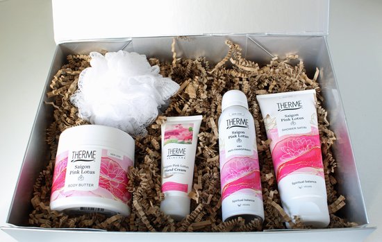 Giftbox Therme Saigon Pink Lotus - giftset - cadeau vrouw - cadeau kerst