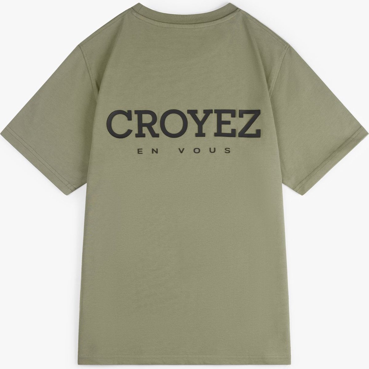 Croyez Abstract T-Shirt Light Army Maat XL