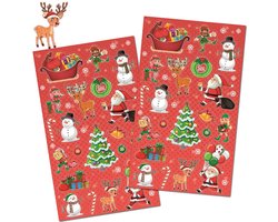 Kerst Stickervellen - Stickers Kerst - Kaarten maken - Knutselen Kerst - Stickers Kerstmis - Stickervellen - Stickervellen Kerstmis - Kerst Stickers - Knutselen Kind - Stickers Meisjes - Knutselen Meisjes - Kaarten Maken - Kerstkaarten Maken