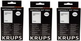 Krups - Koffiemachineontkalker - F054 - 3 Stuks