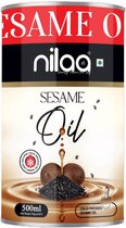 Nilaa - Koudgeperste Sesamolie - Ambachtelijk Bereid - 3x 500 ml
