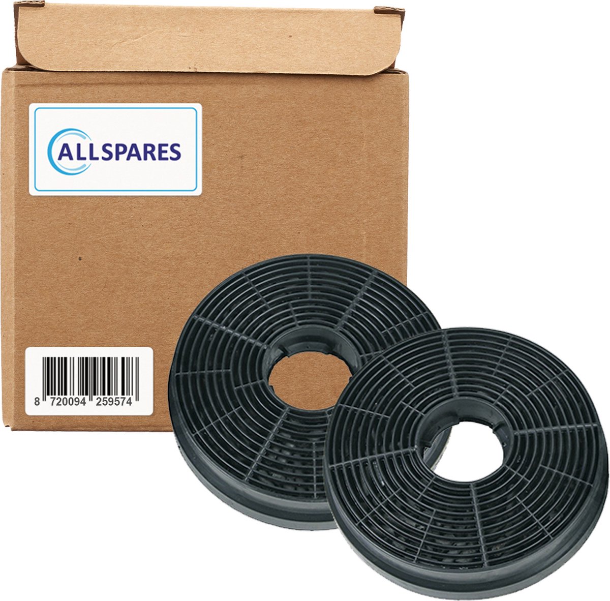 Filtres à Charbon Actif CIARRA CBCF002 - Lot De 2 Pour Hottes Aspirantes Recirculation