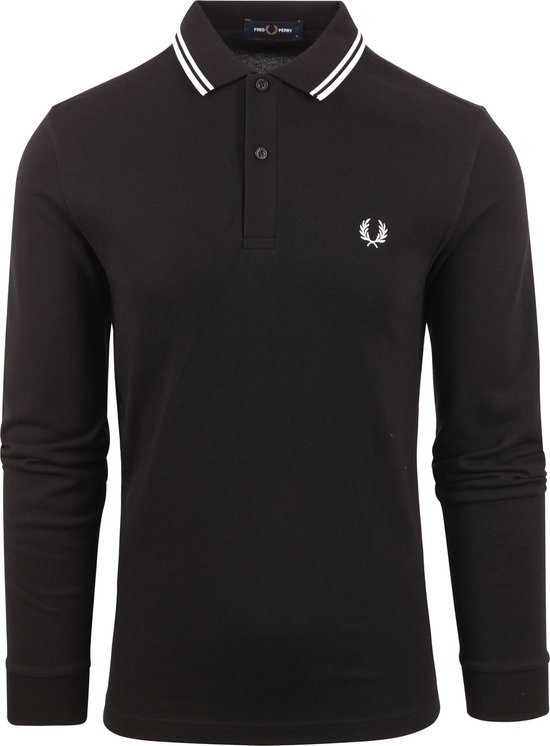 Foto: Fred perry longsleeve polo zwart 350 maat l heren