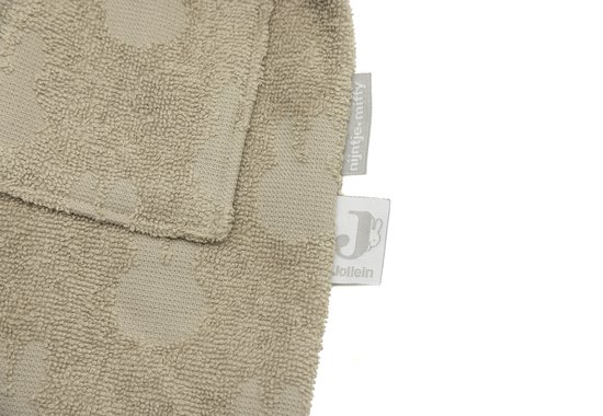 Jollein x Nijntje - Baby Badjas Badstof 3-4 Jaar - Badjas Kinderen met Capuchon - Miffy Jacquard - Olive Green van Jollein — afbeelding 3