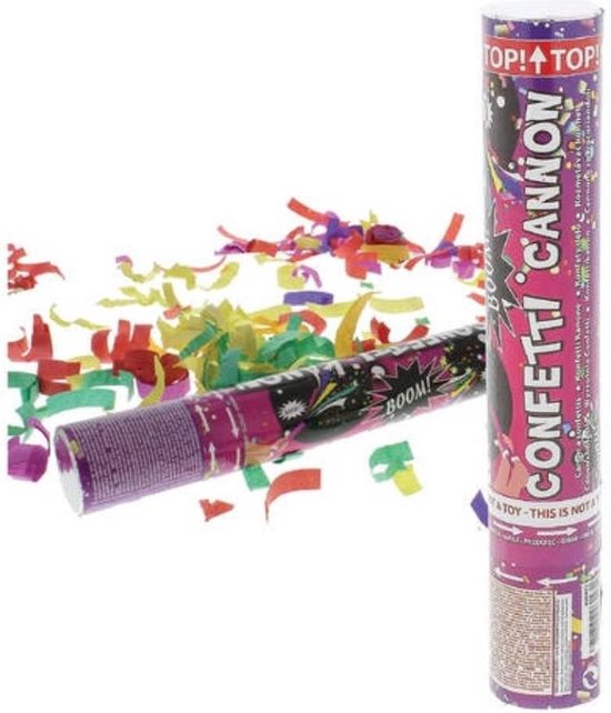 Confetti kanon serpentine goud