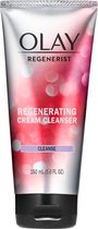 Olay Regenerist Cream Face Wash avec vitamine C et BHA - Nettoyant pour le visage - Sans pores - Points noirs - Femmes et hommes - Crème nettoyante - Sans parfum - Peau lisse
