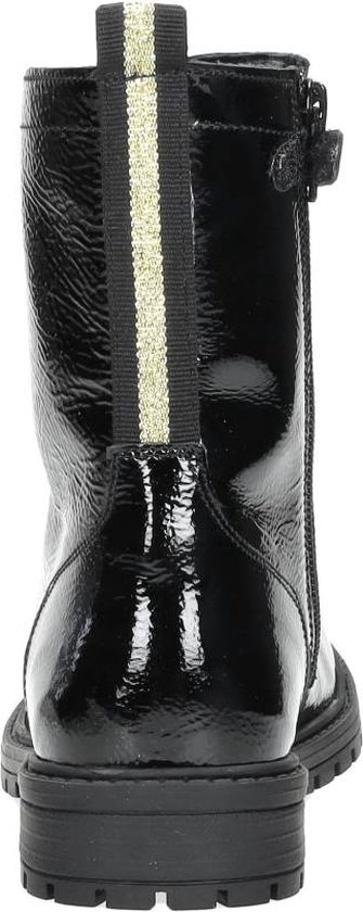 SUB55 Veterschoen hoog Veterschoen hoog - Zwart lak - Maat 31